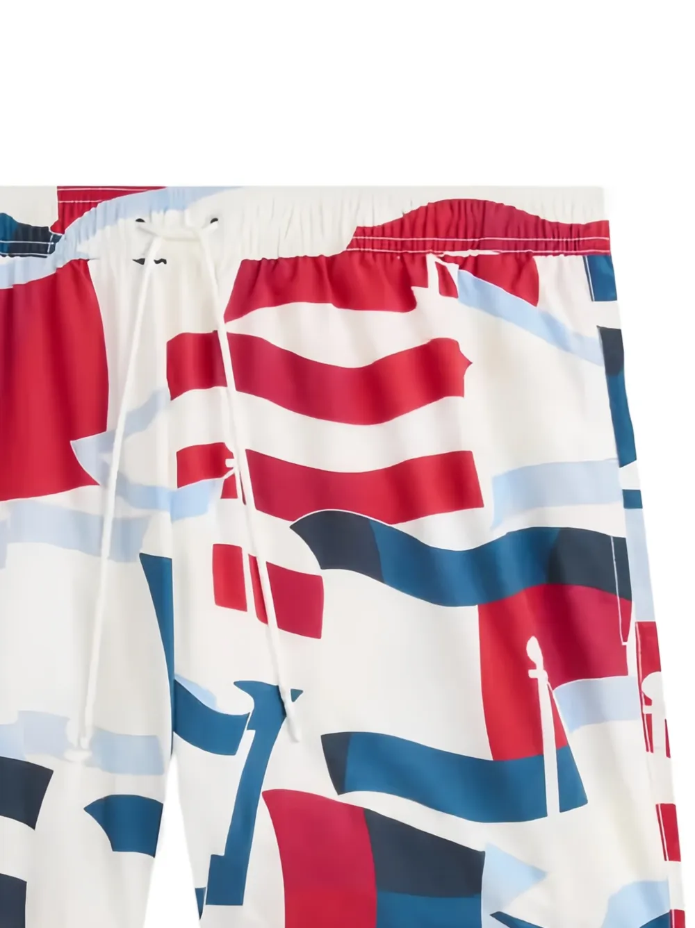 Tommy Hilfiger Zwembroek met trekkoord en print Beige