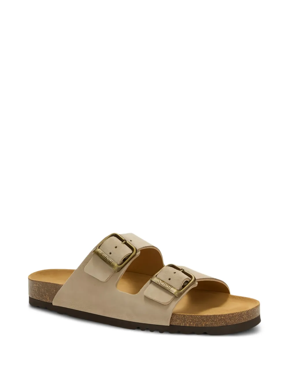 Scholl Julien buckle-fastening suede sandals Beige