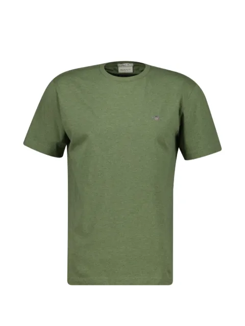 Gant playera con cuello redondo y logo bordado