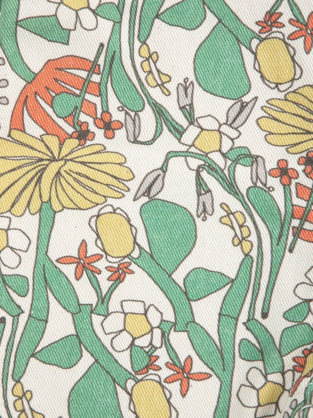 Bobo Choses Colour Herbalist tuinbroek met bloemenprint Beige