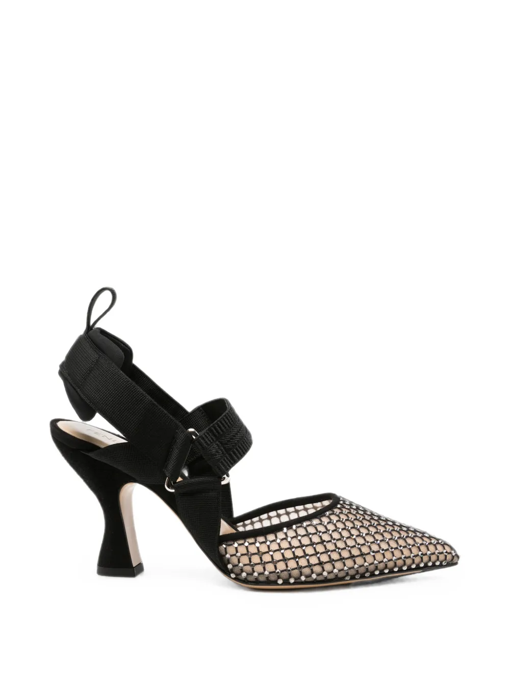FENDI leather pumps Zwart