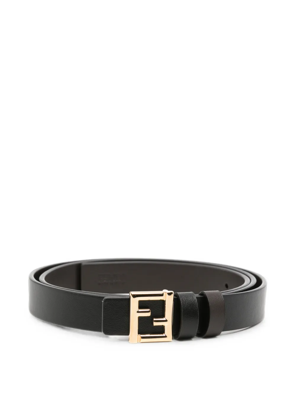 FENDI FF buckle belt - Nero