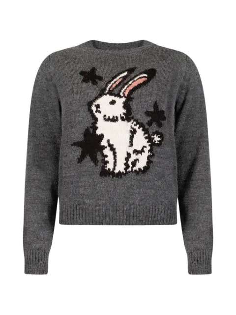 Weekend Max Mara jersey de punto intarsia con motivo de conejo