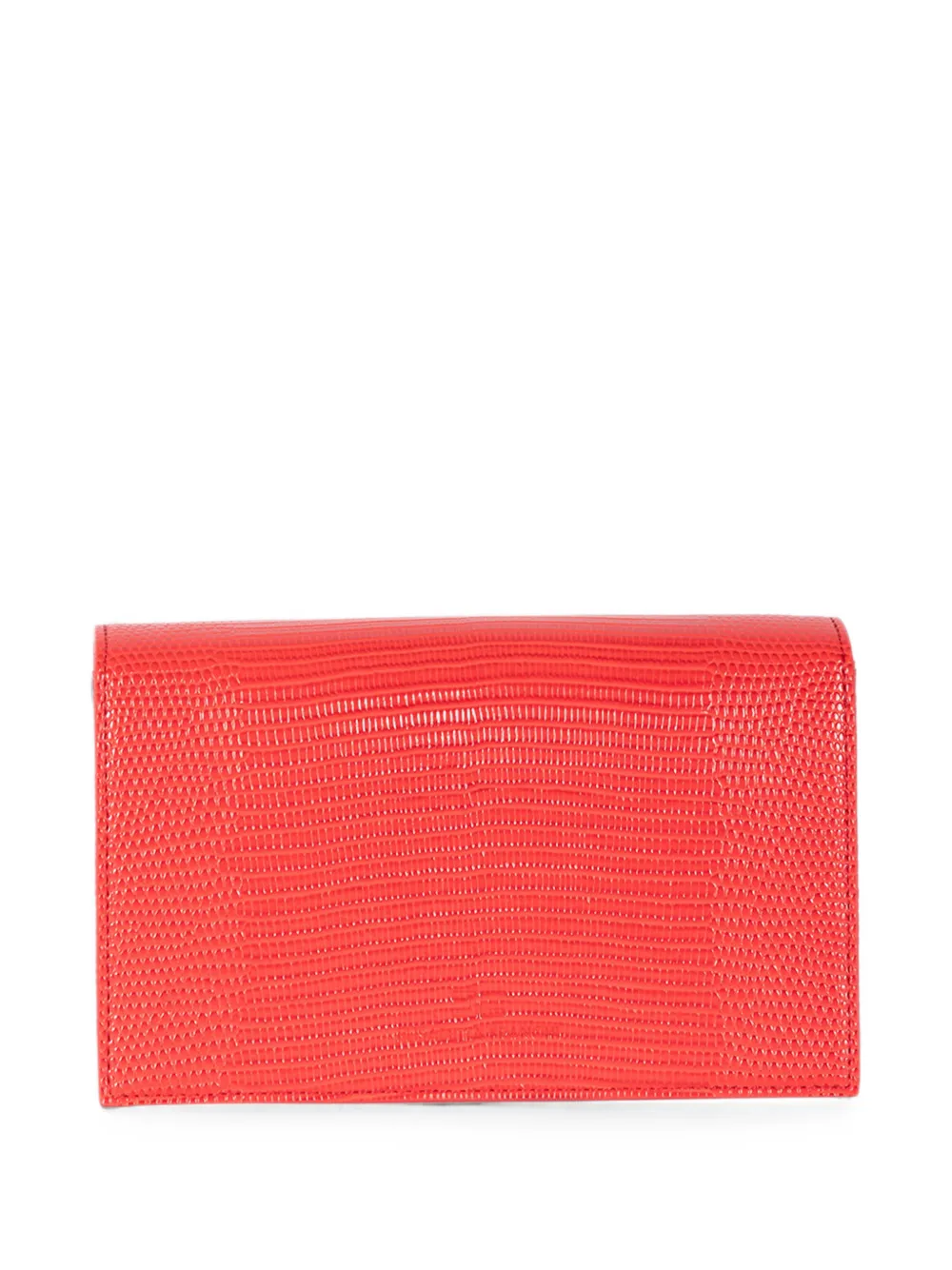 Elisabetta Franchi Schoudertas met logo-plakkaat en hagedissen-effect Rood