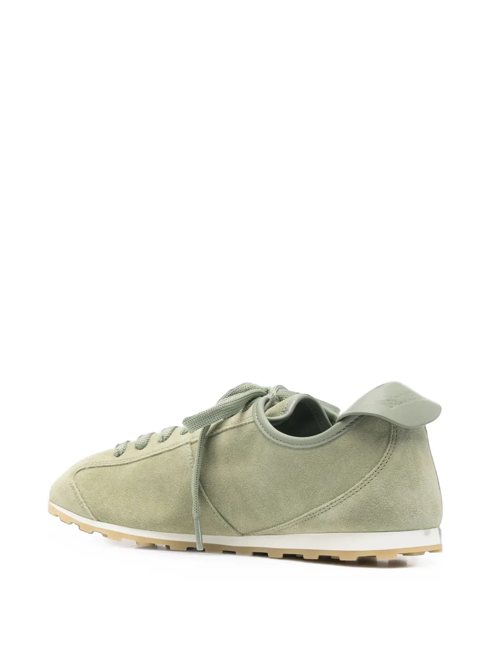 Jacquemus The Tennis suede lace-up sneakers Groen
