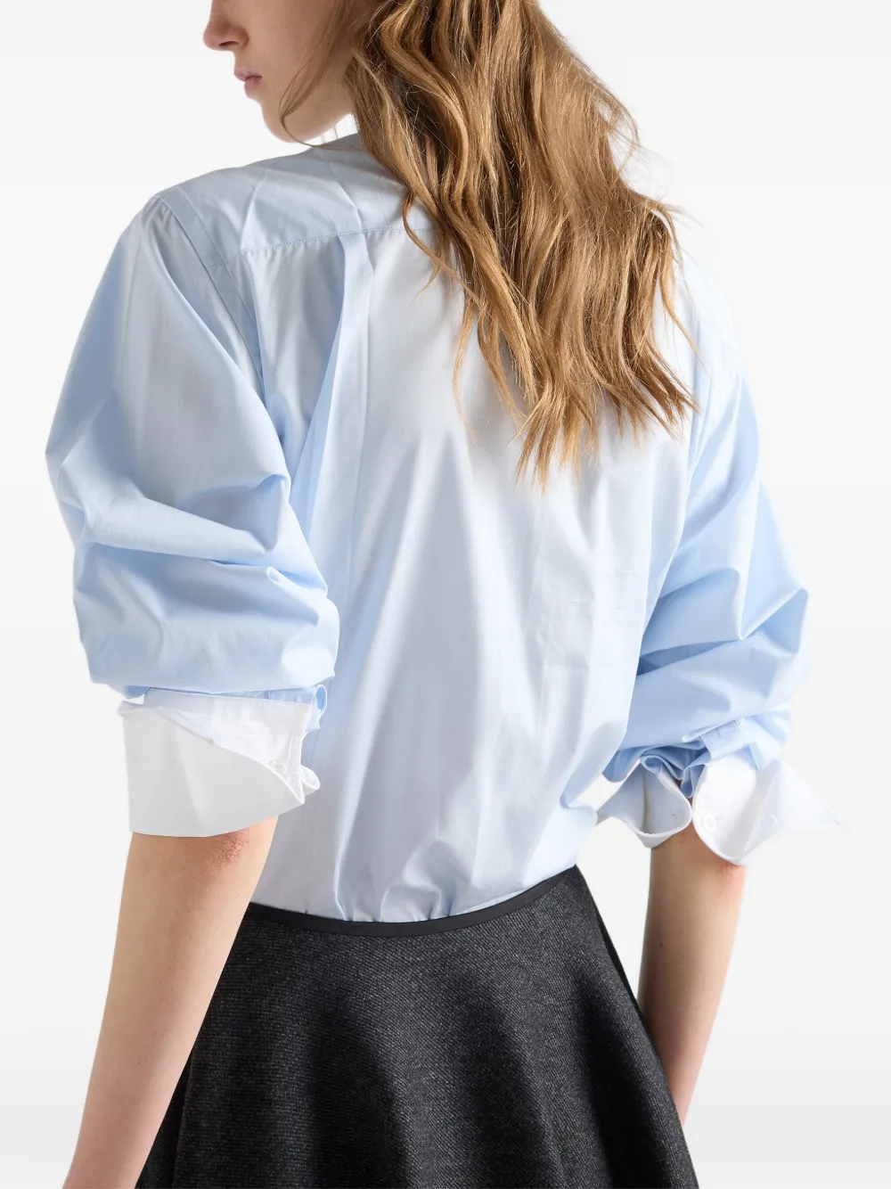Prada Popeline overhemd Blauw
