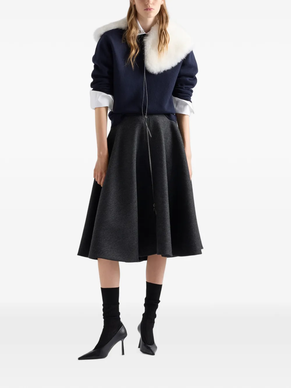 Prada Popeline overhemd Blauw