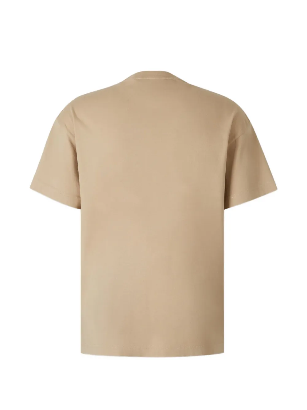 Palm Angels Katoenen T-shirt met logoprint Beige