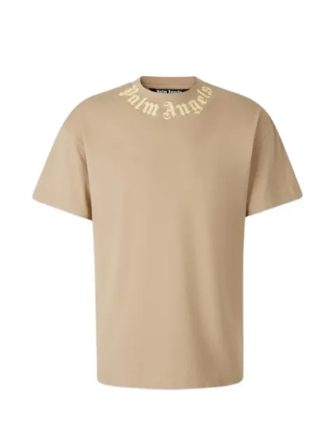 Palm Angels logo-print cotton T-shirt
