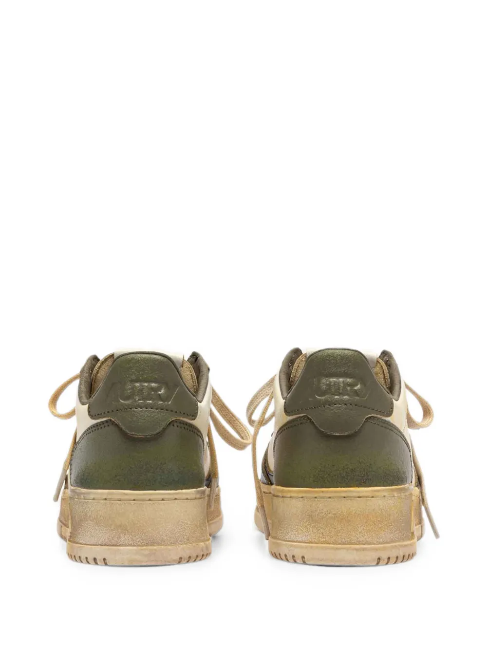 Autry Medalist Super Vintage leather sneakers Beige