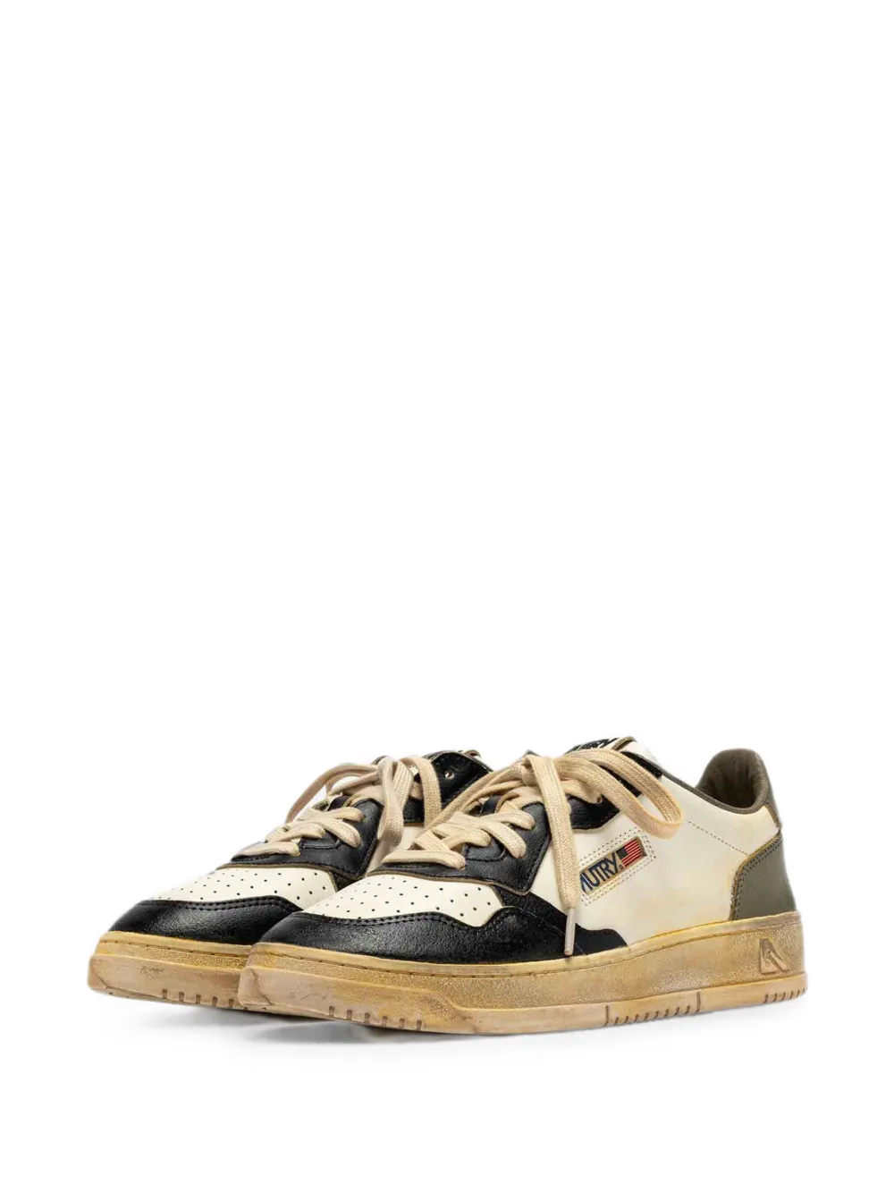 Autry Medalist Super Vintage leather sneakers Beige