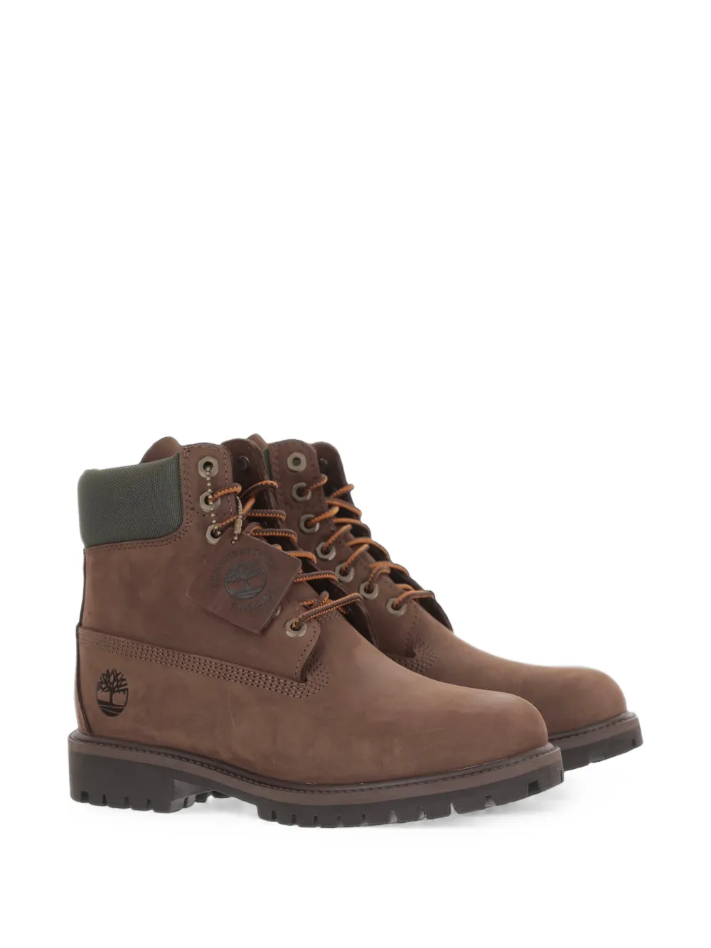 Timberland Veterlaarzen met logo-reliëf Bruin