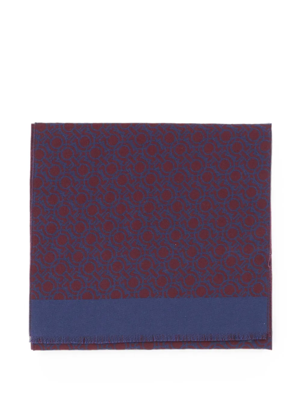 Ferragamo Gancini sjaal met ketting Rood