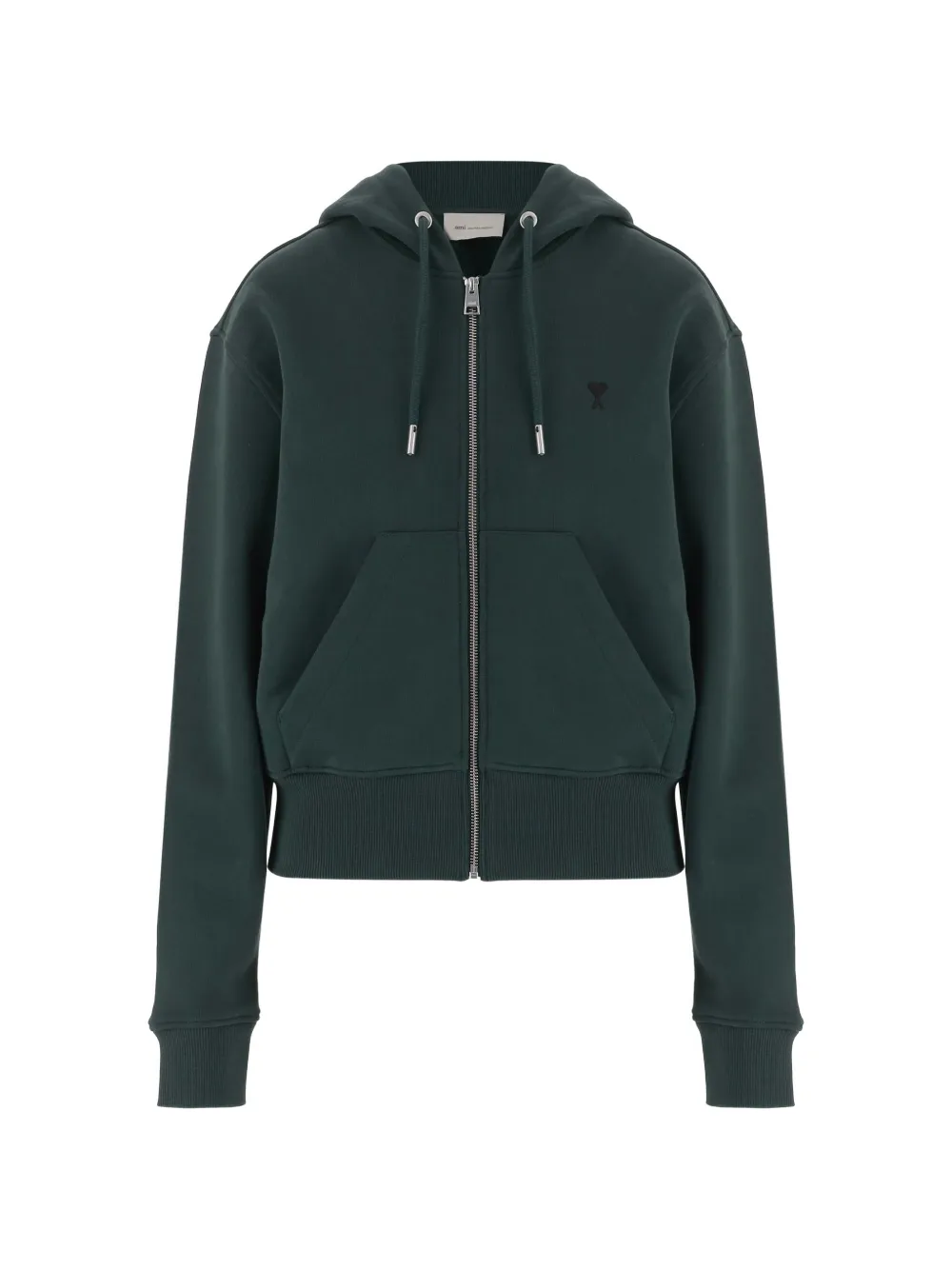 AMI Paris Ami de Coeur zip-up hoodie - Grün