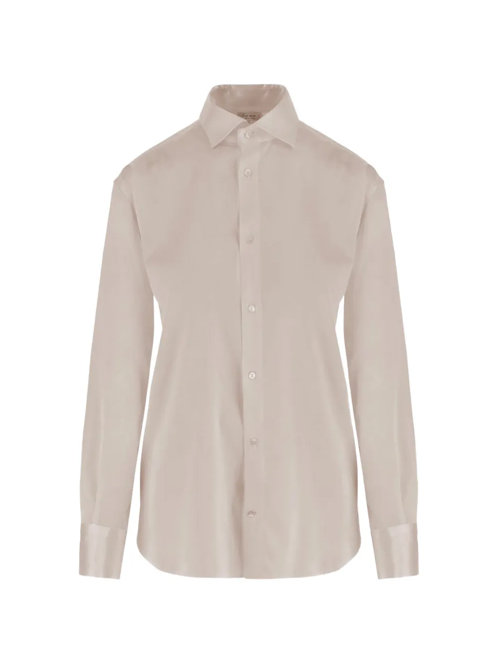 Her Shirt button-fastening long-sleeve shirt - Nude