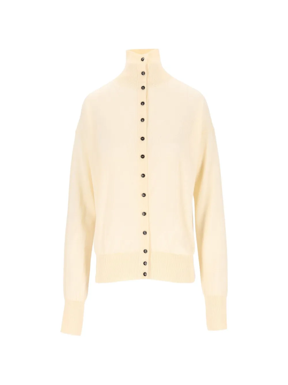 Barena Zea Piuma high-neck button-up cardigan - Weiß
