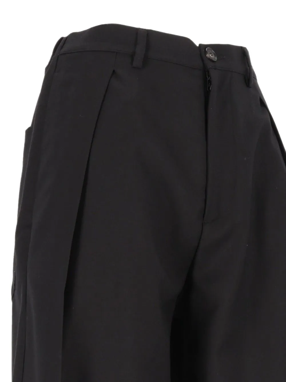Barena Geplooide shorts Zwart