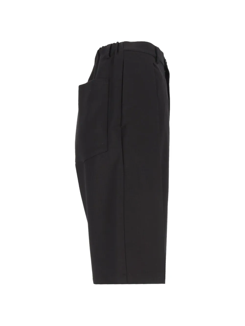 Barena Geplooide shorts Zwart