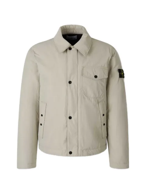 Stone Island 4100022 micro reps down coach jacket with anti-drop
