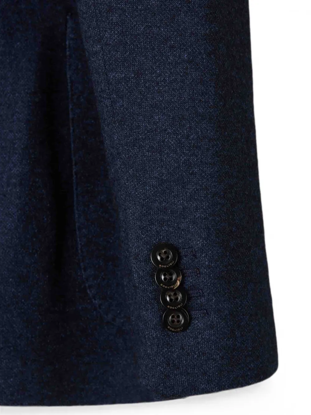 Boglioli Blazer met enkele rij knopen Blauw