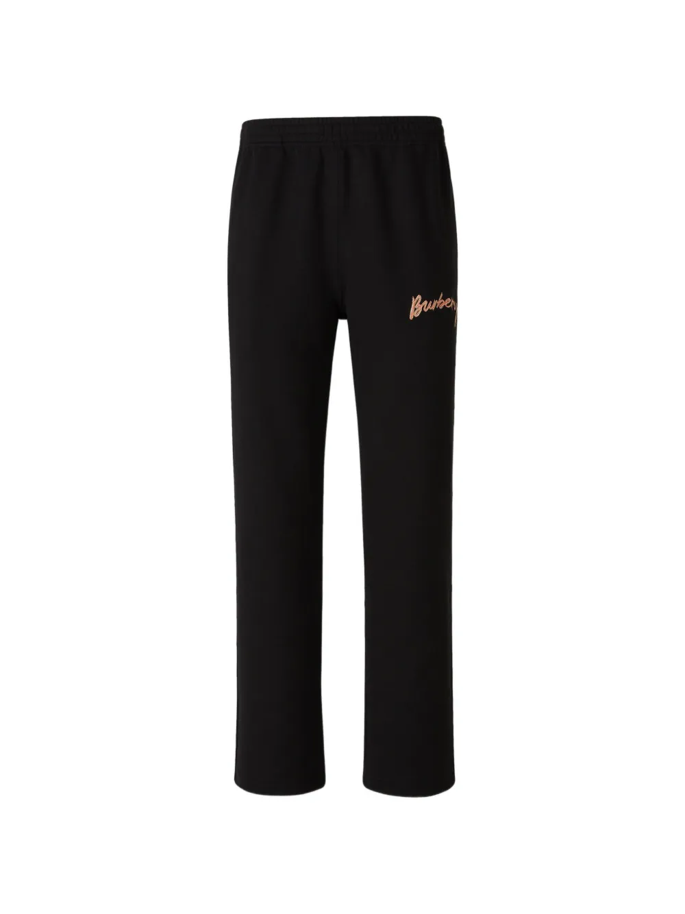 Burberry logo-embroidered track pants - Schwarz
