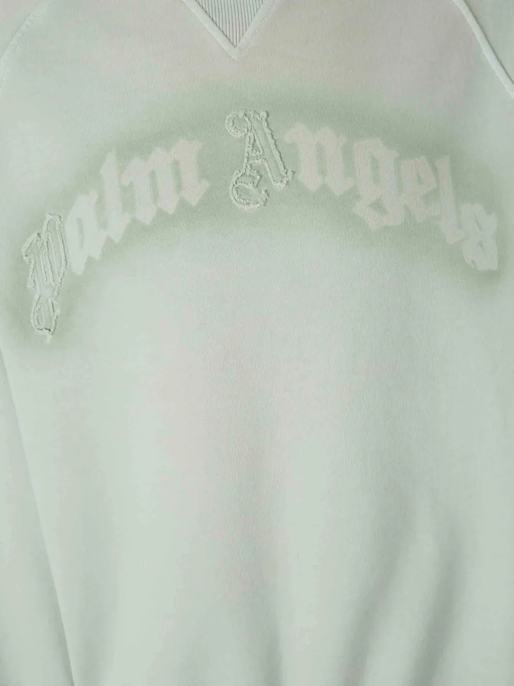 Palm Angels Trui met raglan mouwen en geborduurd logo Groen