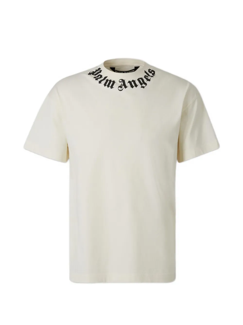 Palm Angels logo-print T-shirt - Toni neutri