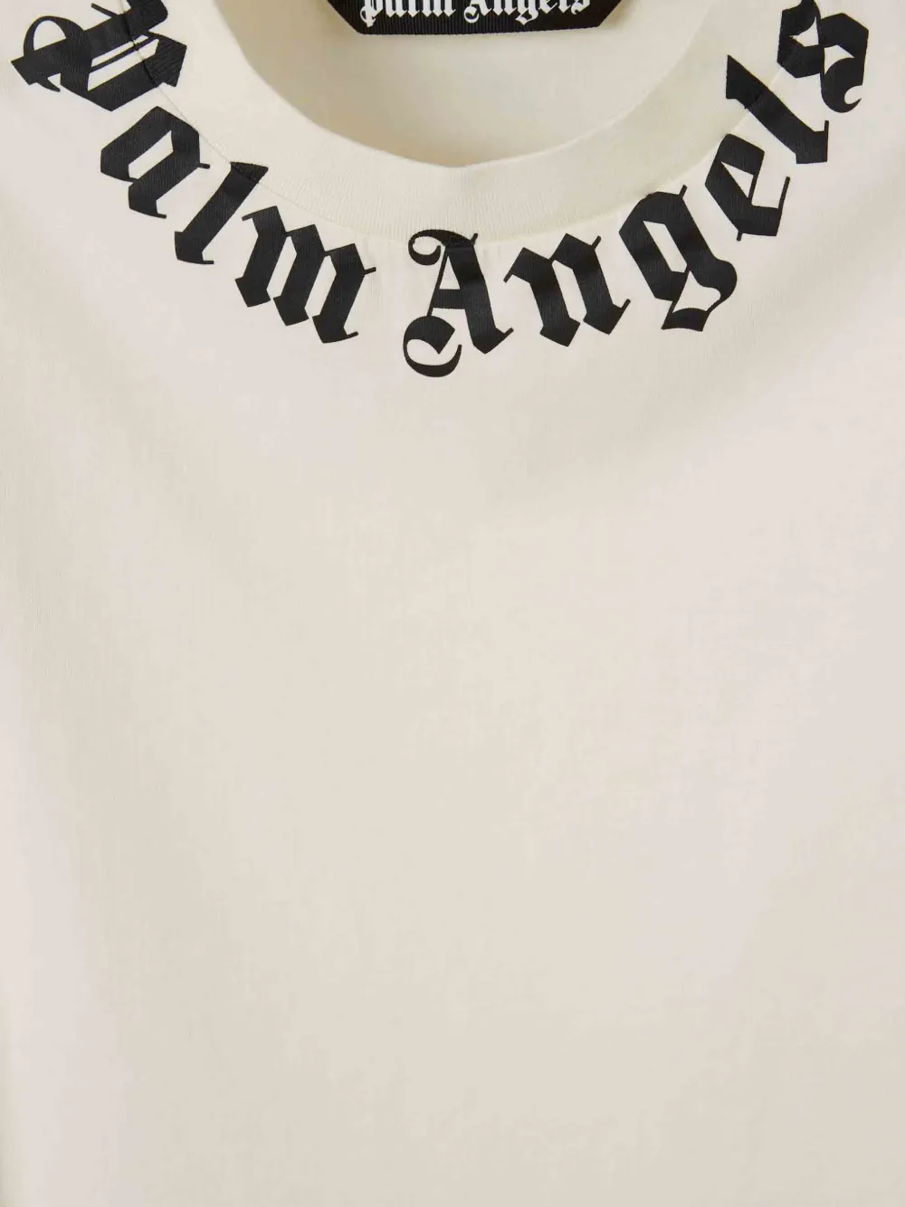 Palm Angels logo-print T-shirt Beige