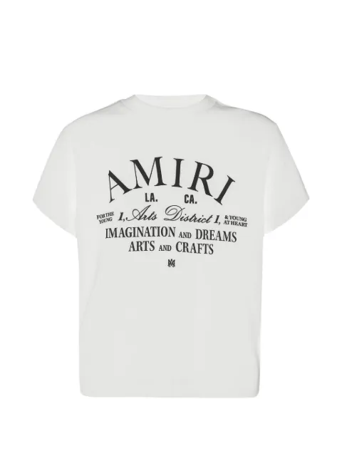 AMIRI KIDS playera manga corta con logo estampado