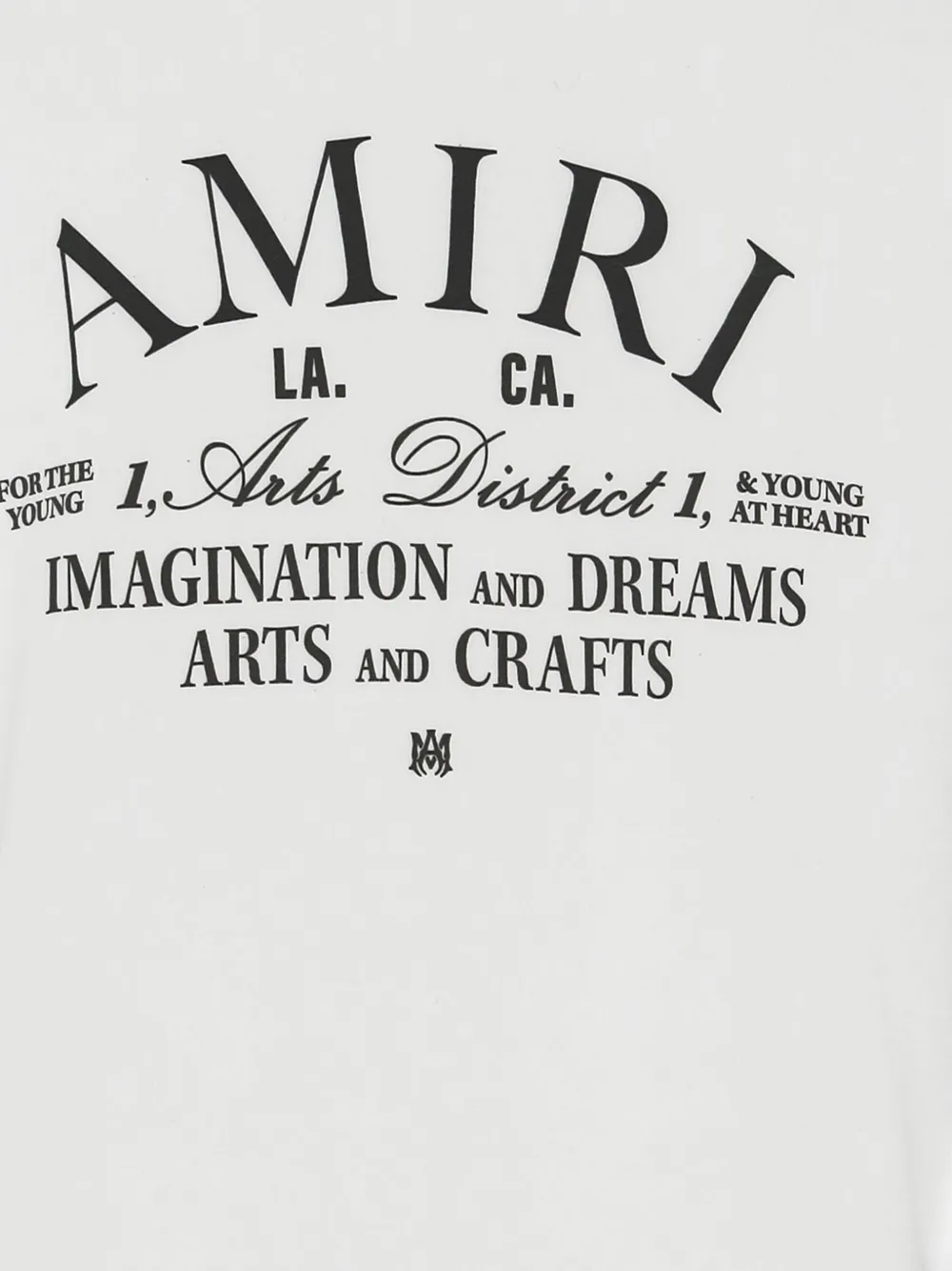 AMIRI KIDS T-shirt met logoprint Wit
