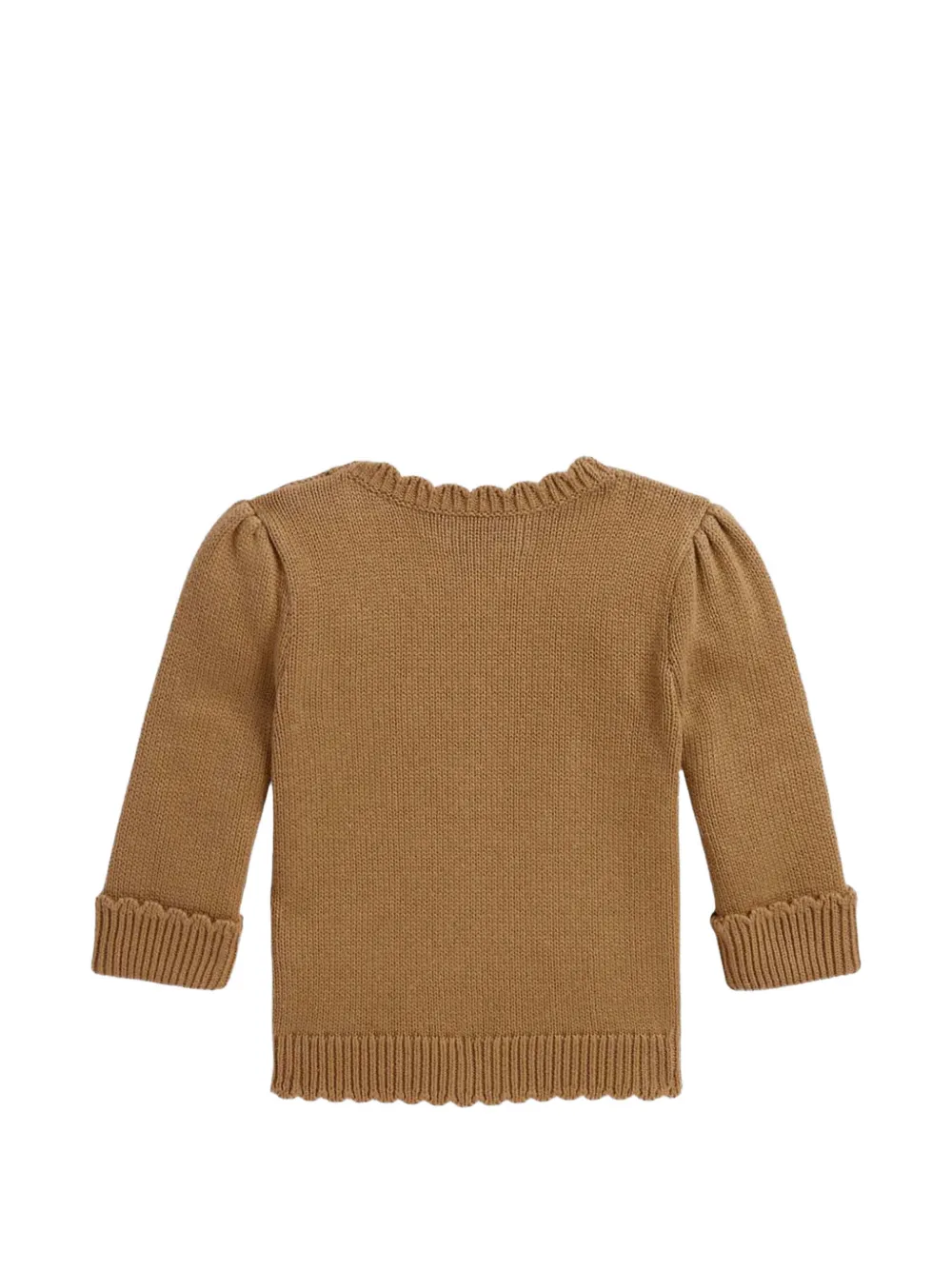 POLO RALPH LAUREN KIDS Intarsia trui Bruin
