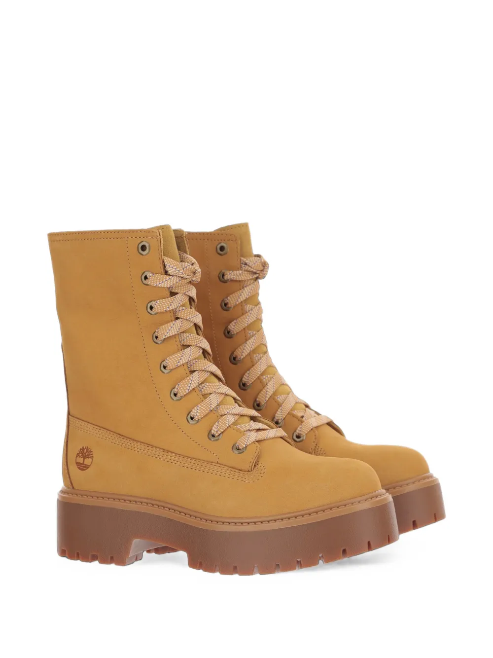 Timberland Mid Stone Street laarzen met plateauzool Geel