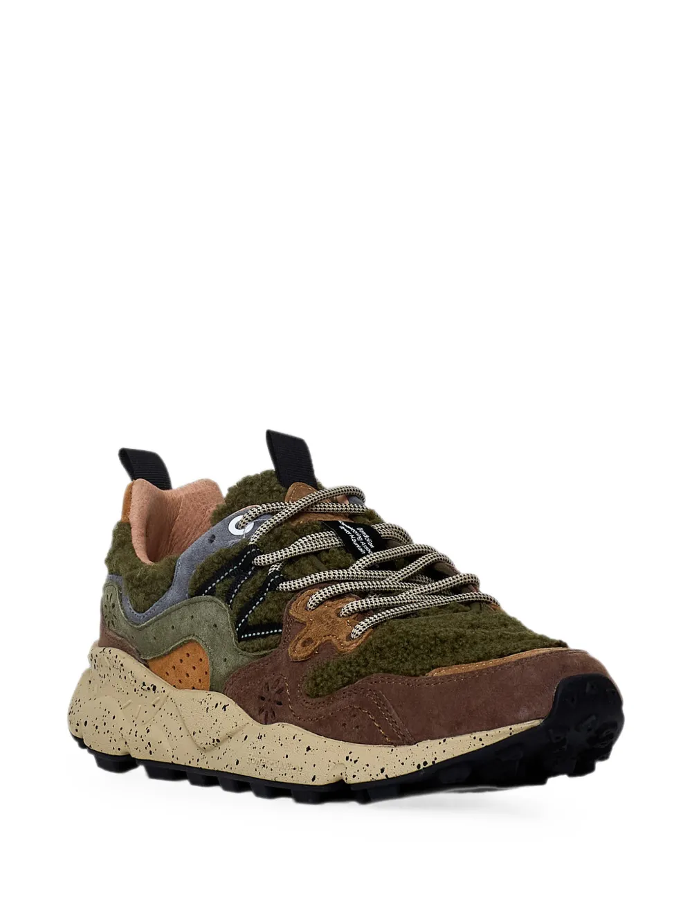 FLOWER MOUNTAIN Yamano 3 suede sneakers Groen