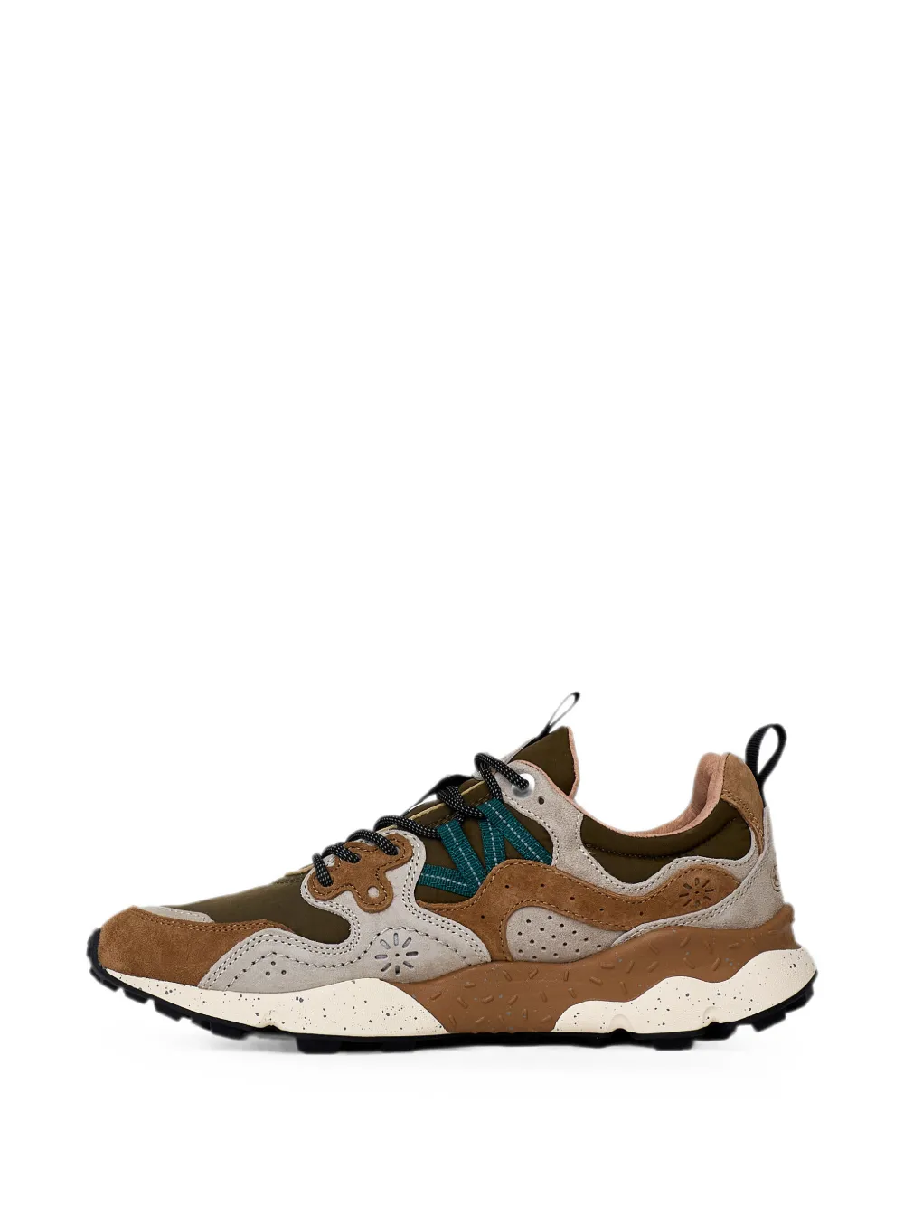 FLOWER MOUNTAIN Yamano 3 panelled sneakers Bruin