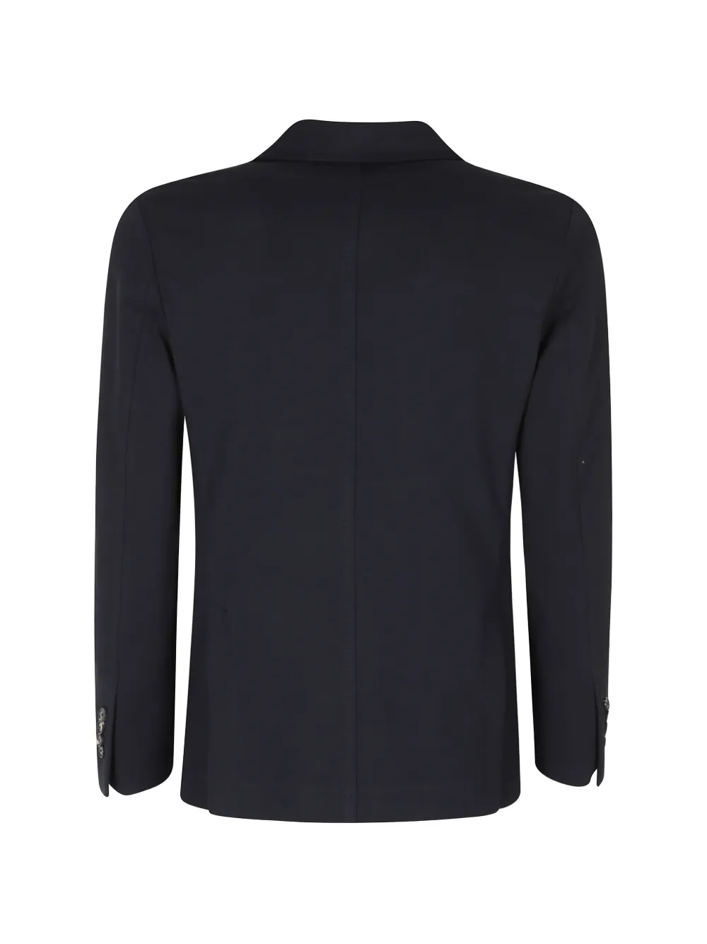Circolo 1901 Fleece katoenen-blazer met gekerfde revers Blauw