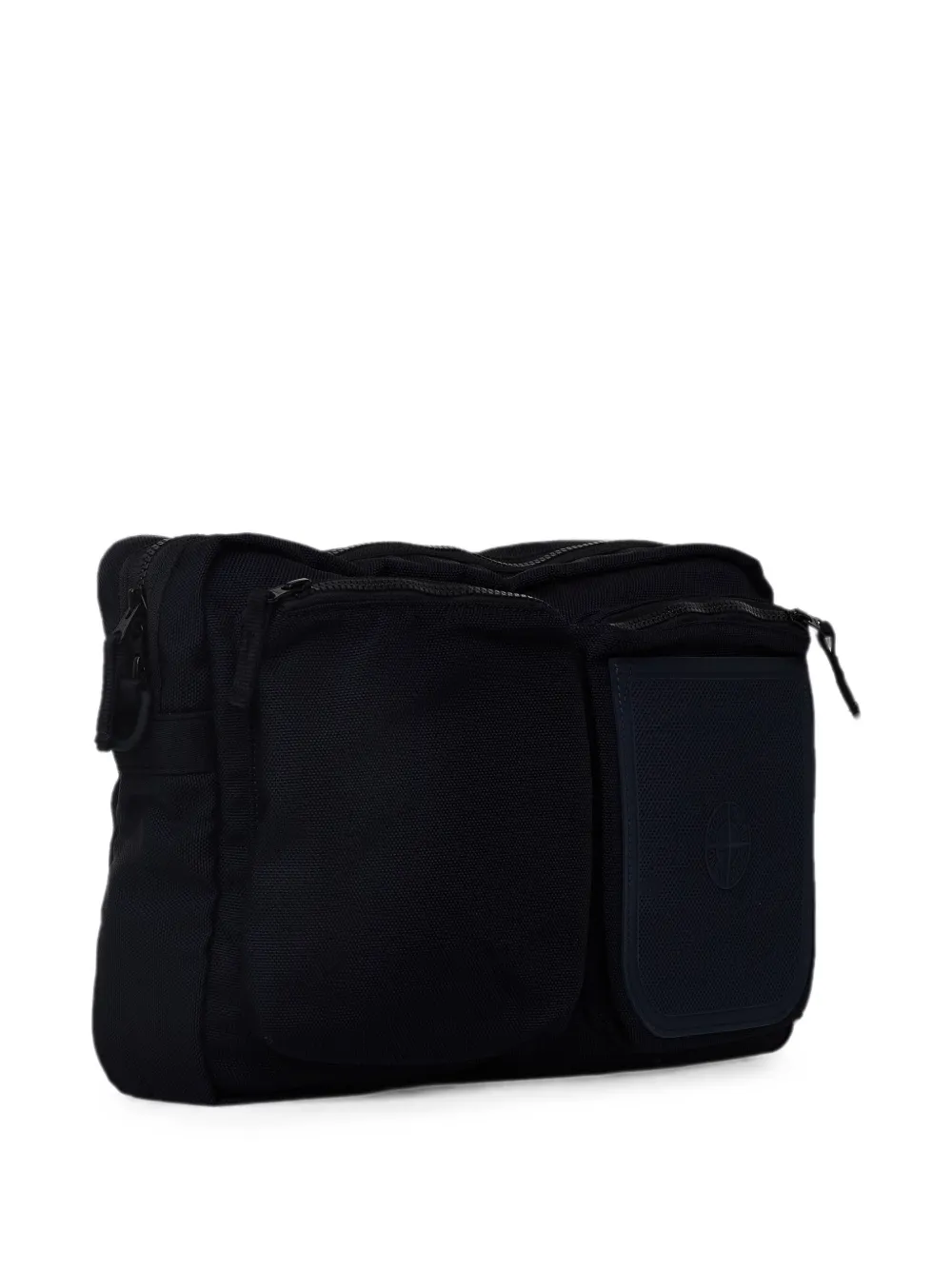 Stone Island 9200006 crossbodytas met zakken en verstelbare band Zwart
