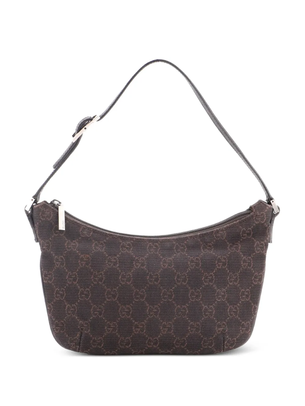Gucci Pre-Owned Vintage Pochette Shoulder Bag GG Canvas Small hobo bag - Marrone