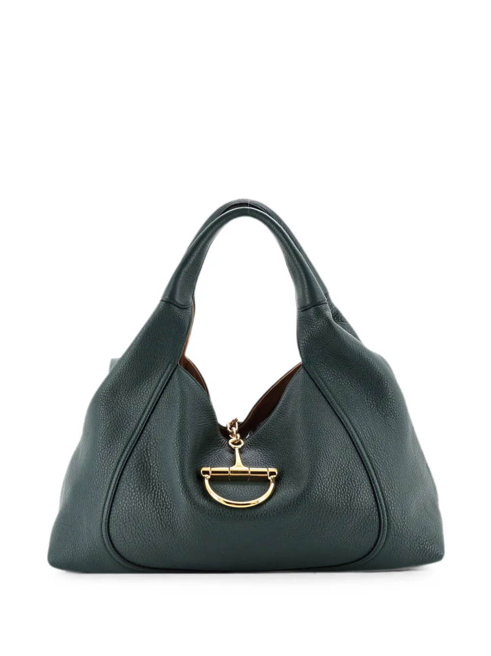 Gucci Pre-Owned Softbit Leather Maxi hobo bag - Grün