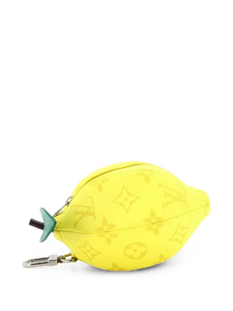 Louis Vuitton Pre-Owned Lemon Limited Edition Colored Monogram Canvas pouch