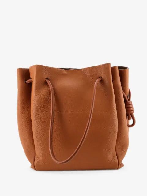 Loewe Pre-Owned Flamenco Knot Leather Large tote bag