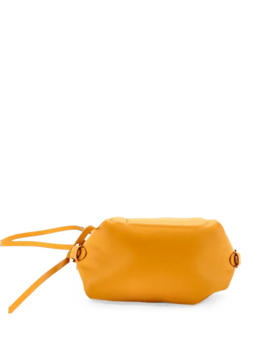 Fendi Pre-Owned FF Cube Bag Nappa Leather Mini crossbody bag - Gelb