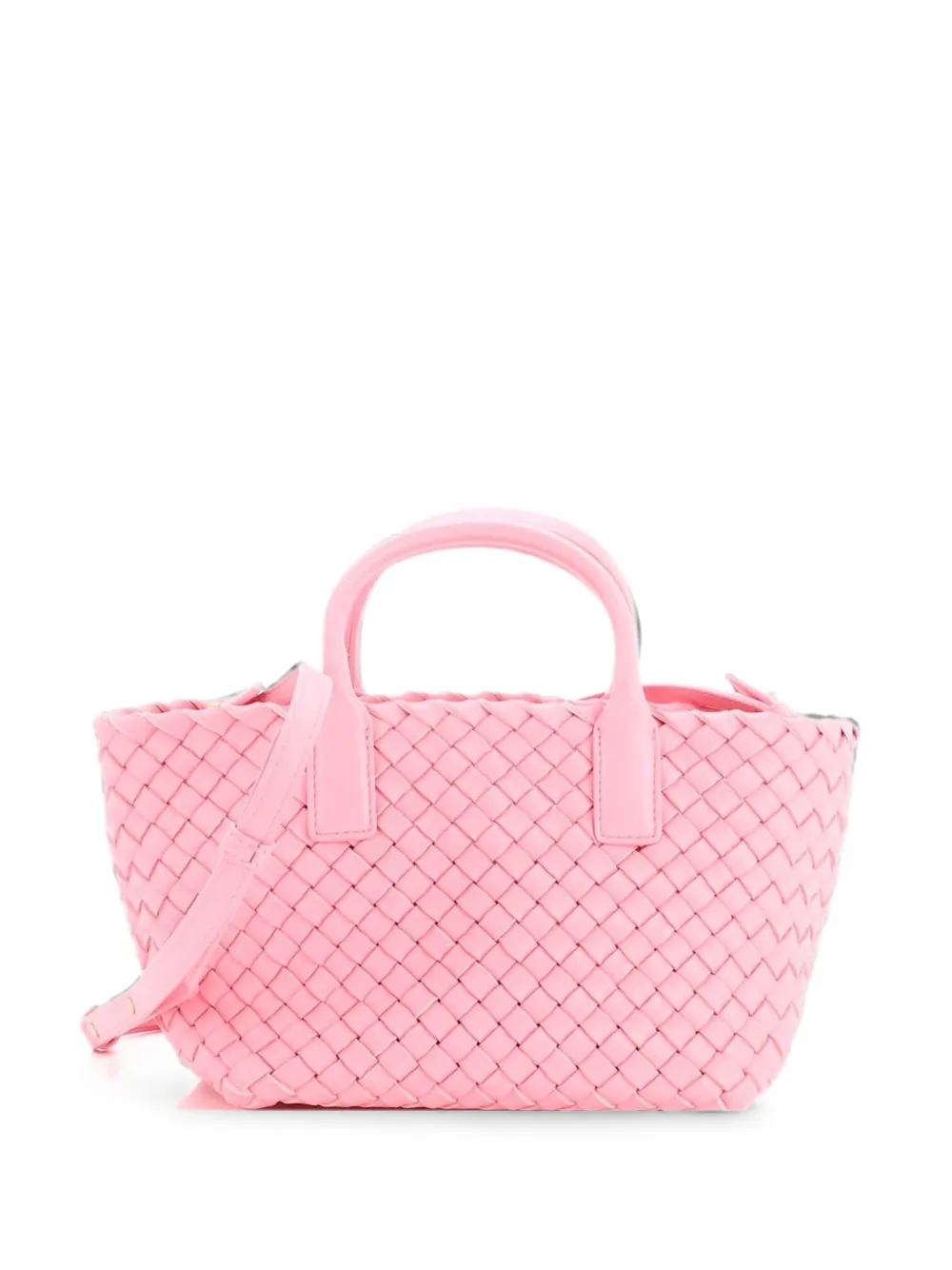 Bottega Veneta Pre-Owned Cabat Intrecciato Nappa Mini tote bag - Rosa