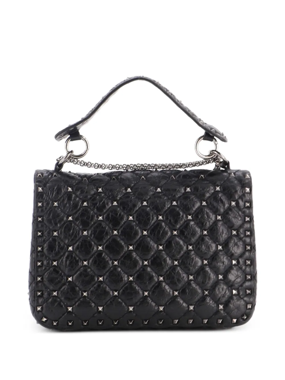 Valentino Garavani Pre-Owned Rockstud Spike Flap Bag Crystal