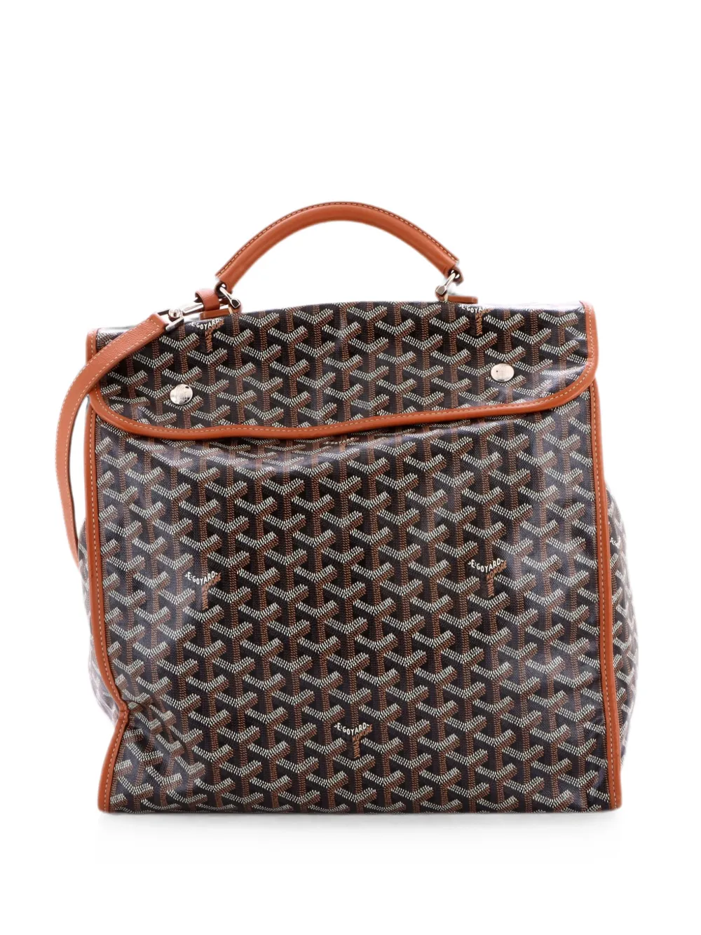 Goyard Pre-Owned Saint Leger Briefcase Coated Canvas backpack - Braun