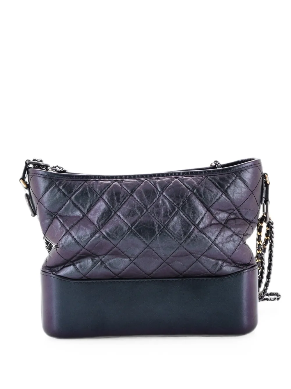 CHANEL Pre-Owned Gabrielle Quilted Iridescent Aged Calfskin Medium hobo bag - Nero
