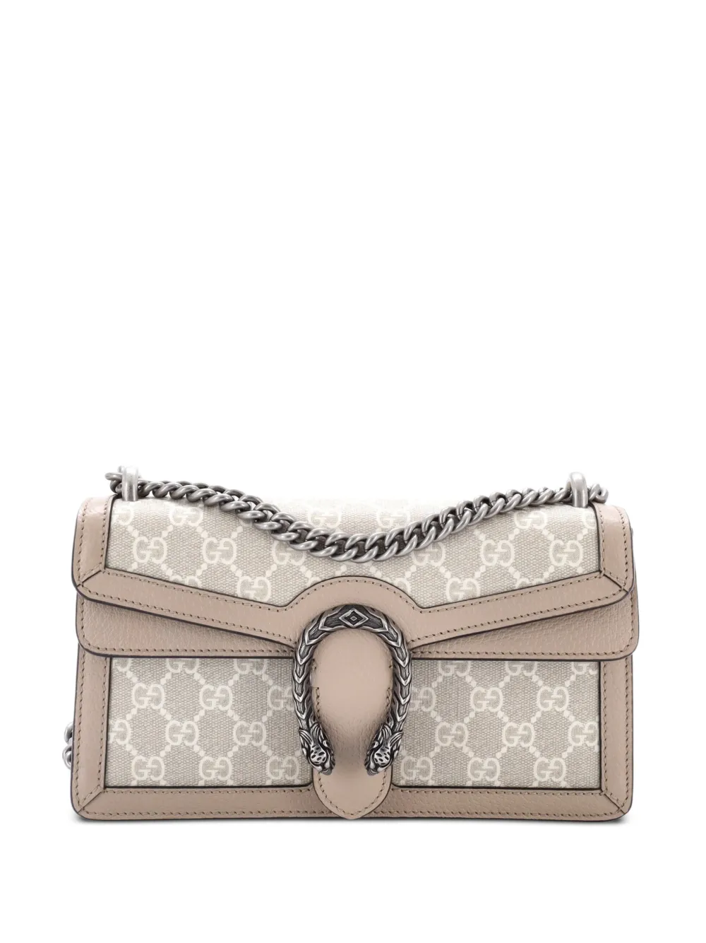 Gucci Pre-Owned Dionysus Bag GG Coated Canvas with Leather Small shoulder bag - Toni neutri