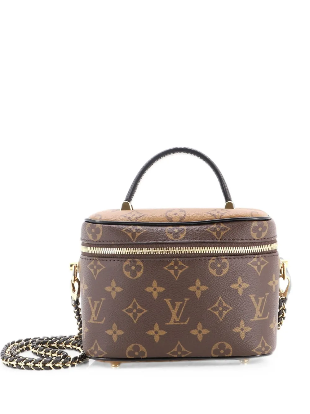 Louis Vuitton Pre-Owned Vanity Handbag Reverse Monogram Canvas PM satchel - Marrone