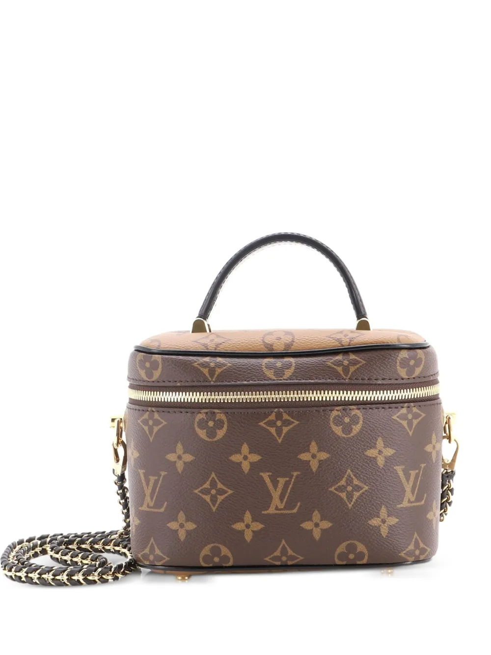Louis Vuitton Pre-Owned Vanity Handbag Reverse Monogram Canvas PM satchel - Marrone
