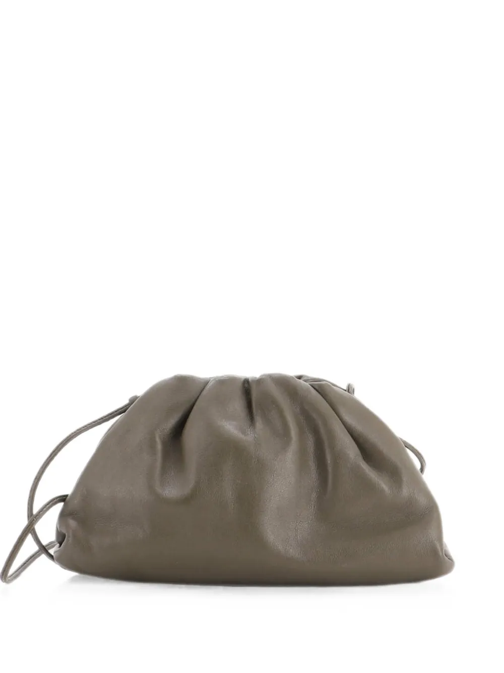 Bottega Veneta Pre-Owned The Pouch Leather Mini crossbody bag - Grün