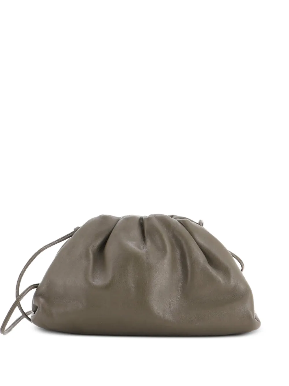 Bottega Veneta Pre-Owned The Pouch Leather Mini crossbody bag - Verde